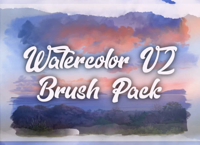 Watercolor Nature Procreate Brushes