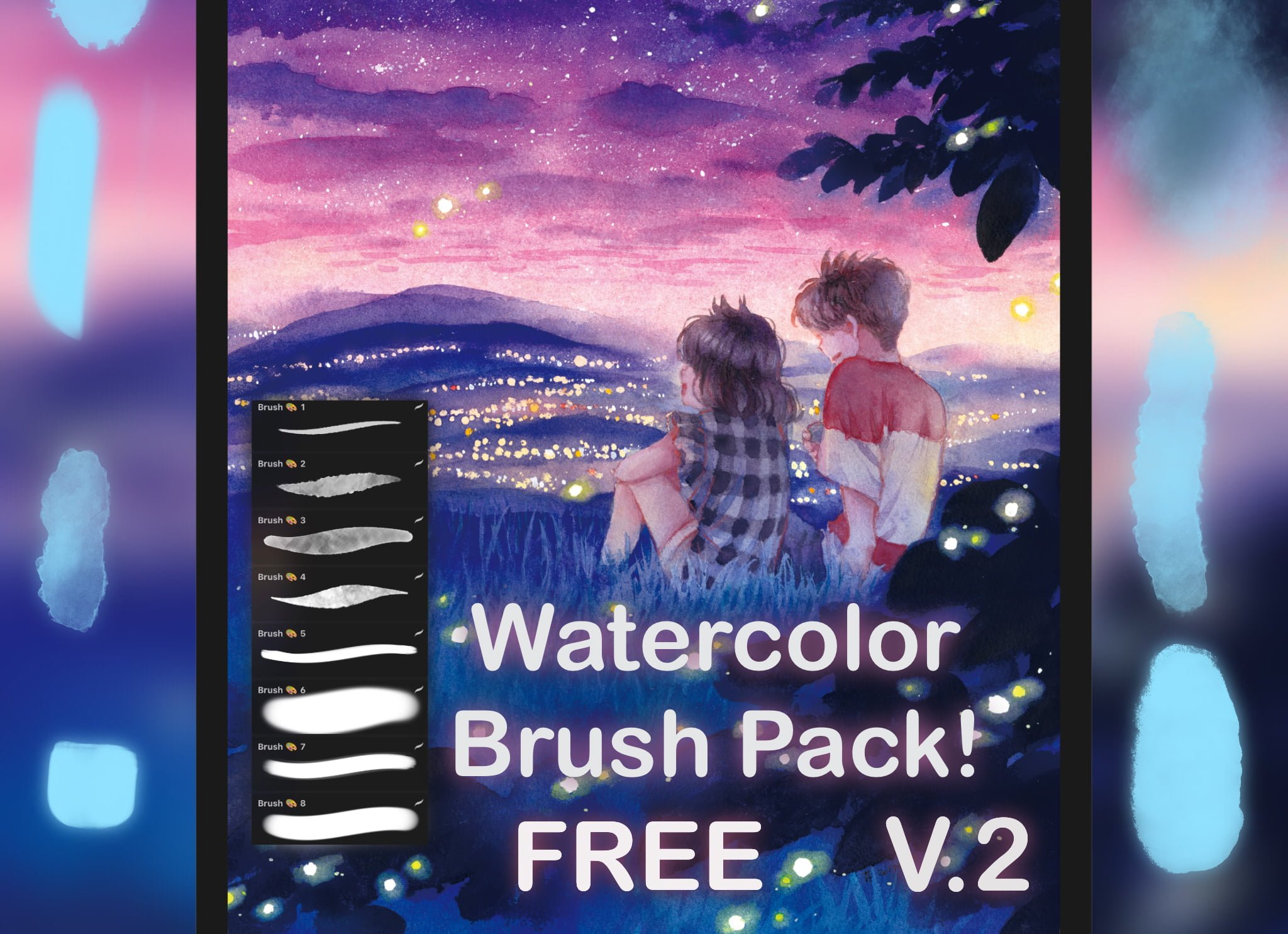 Watercolor Pack Procreate Brushes