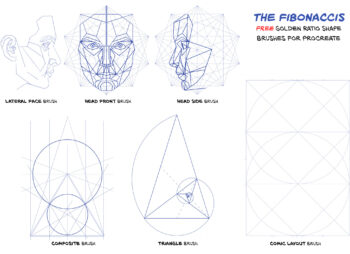 Golden Ratio Procreate Brushes