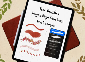 Mega Christmas Procreate Brushes