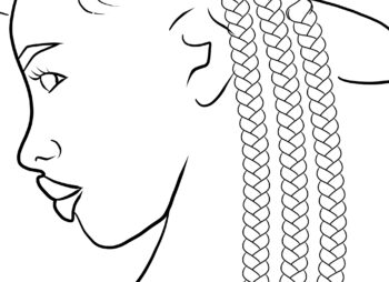 Braid Outline Procreate Brush