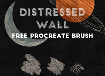 Distressed Wall Procreate Brush