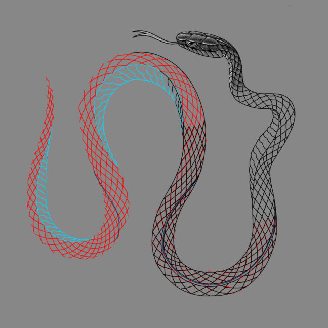 Snake Scale Procreate Brush