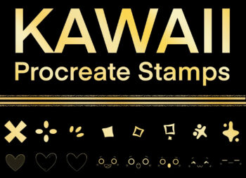 Kawaii Procreate Stamps Brushes