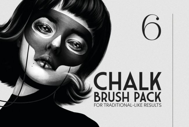 Chalk Pencil Brushes for Procreate