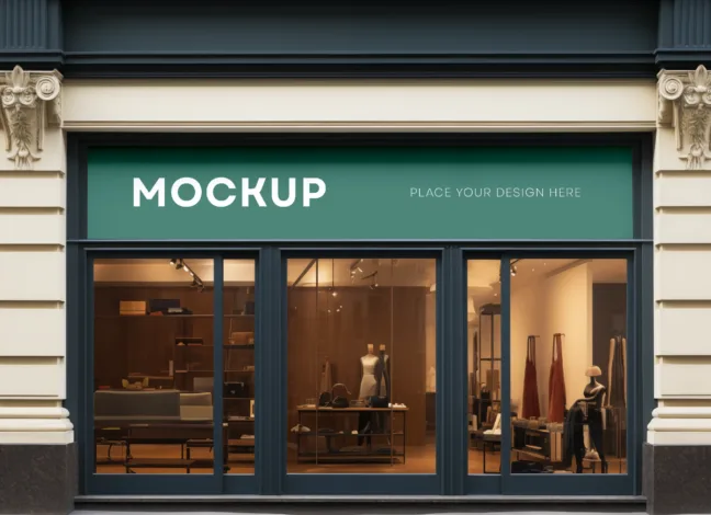 Shop Facade Mockup