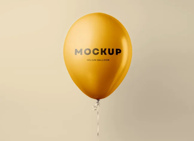 Stellar Helium Balloon Mockup