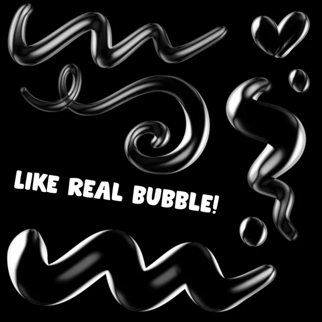 Bubble Procreate Brush Pack