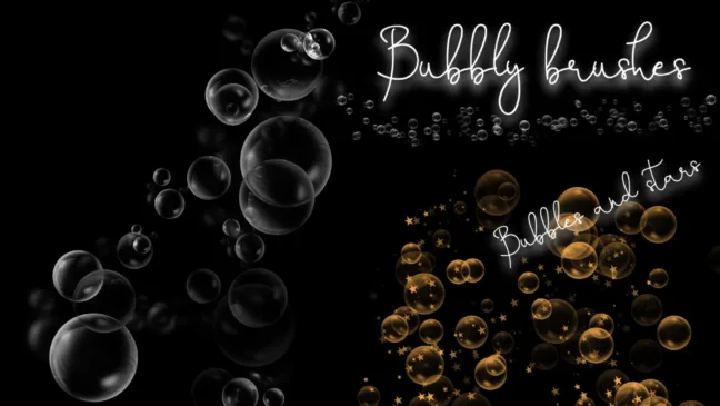 Bubbly & Party Procreate Brushes