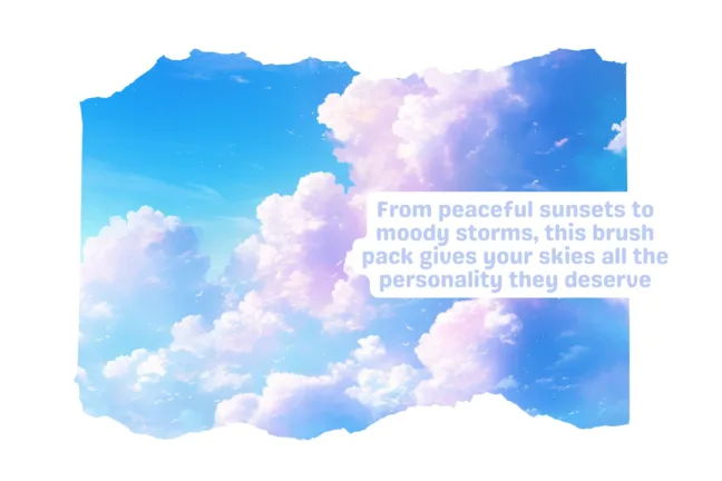 Cloud Puff Pocket Skies Brushes