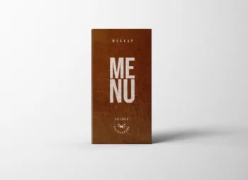 Elegant Restaurant Menu Mockup