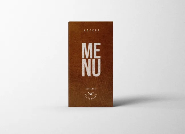 Elegant Restaurant Menu Mockup