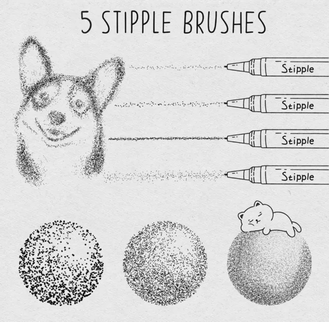 Fine Liner Brushes for Procreate