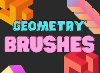 Geometry Texture Procreate Brushes