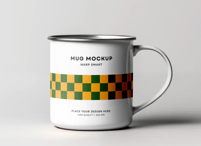 Metallic Mug Mockup