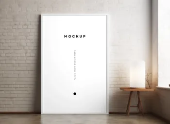 Minimalist Poster Frame Mockup