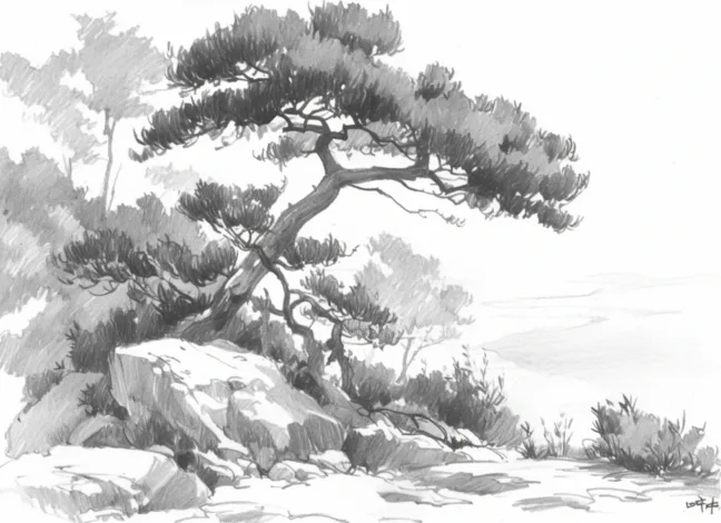 Nature Sketch Pencil Procreate Brushes