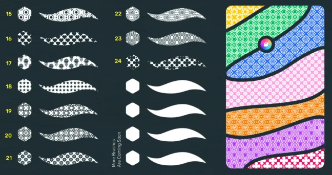 Next Pattern Procreate Brushes Set