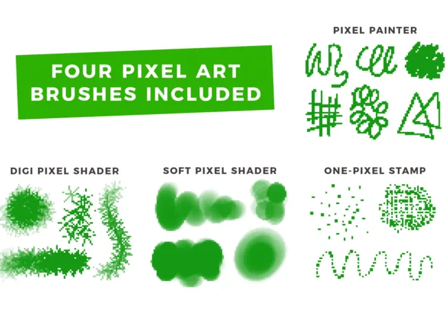 Pixel Art Brushes for Procreate 