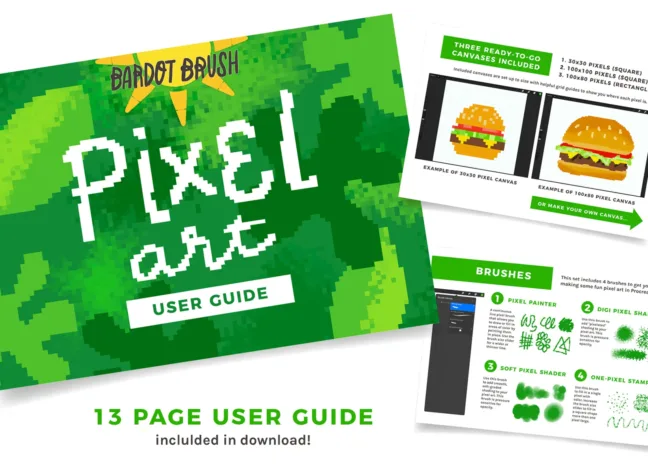 Pixel Art Brushes for Procreate 