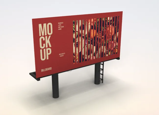 Realistic Billboard Mockup