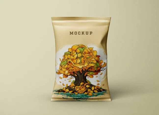 Snack Packaging Mockup