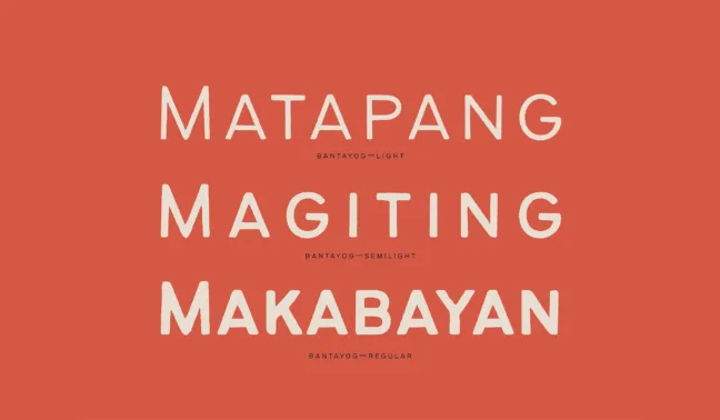 Bantayog: Free Rough Sans-Serif Font