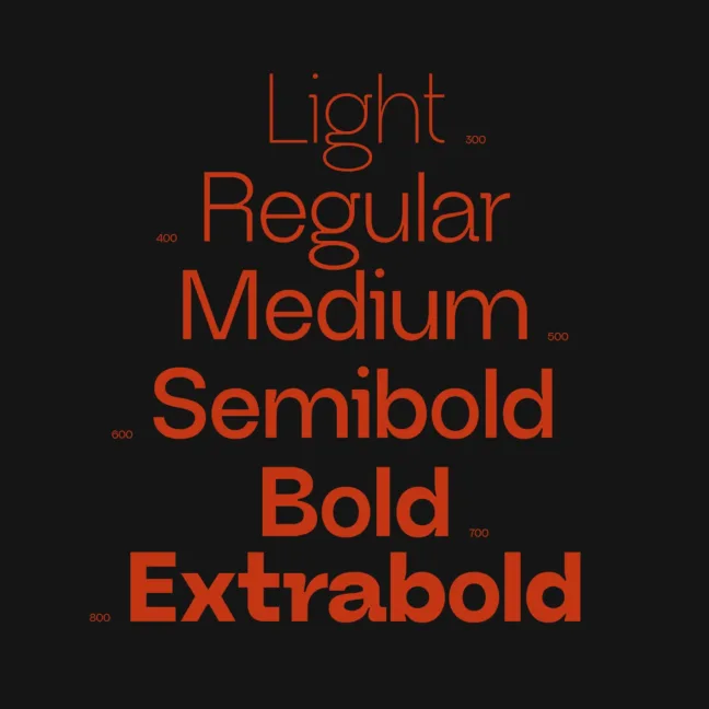 Neue Regrade: Variable Sans-Serif Font